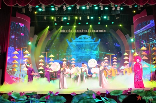 Khai mạc Hội diễn đàn, hát dân ca ba miền tại Nghệ An